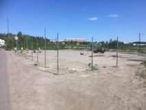 Установка забора